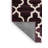Machine Washable Trellis Brown Area Rug-1684043782