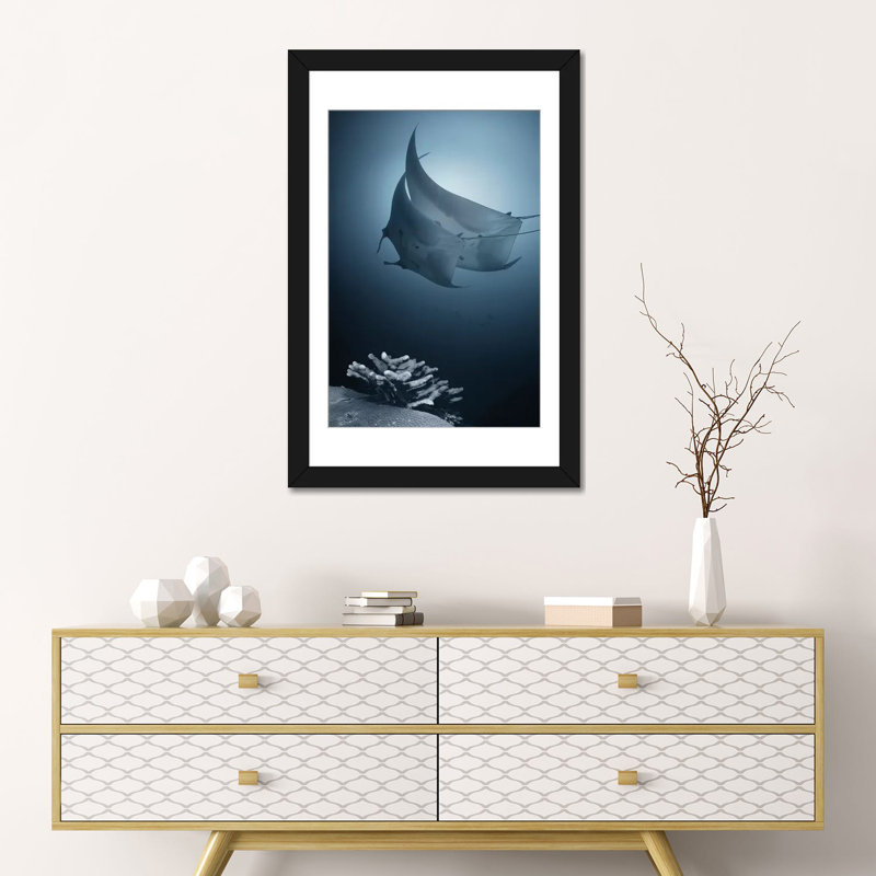« sonata », impression sur toile, Papier d'art encadré noir, H 32 po x l 24 po x P 1 po, Blanc