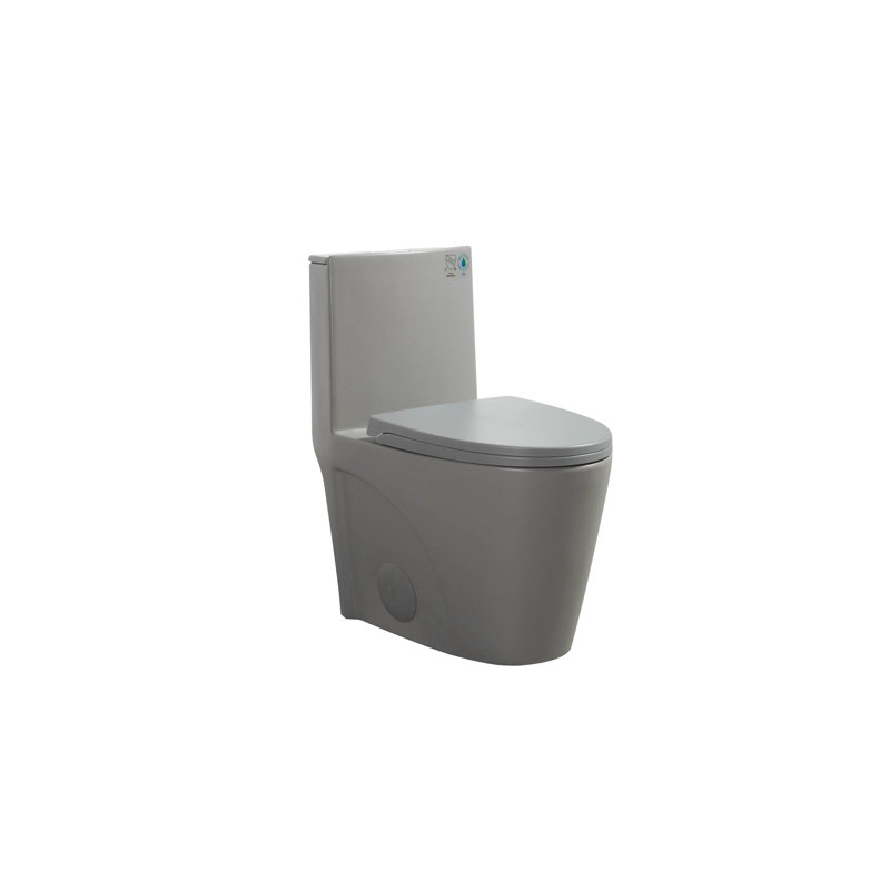 Water-saving Ceramic Comfort Height Elongated Toilet For Modern Bathrooms