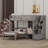 Kids Twin Loft Bed with Drawers-385413498