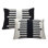 Houndstooth Cotton Throw Pillow