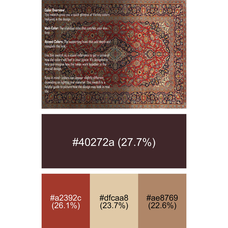 Oriental Indoor Rug, Rectangle 8' x 10'