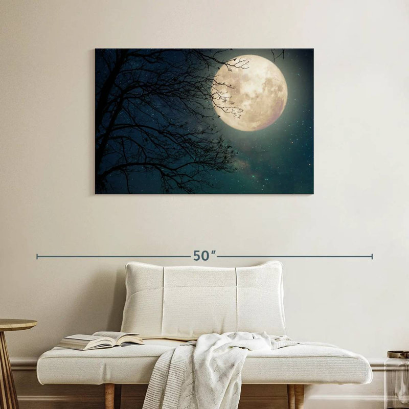 Arbre Oberle au clair de lune, H 26 po x l 39 po
