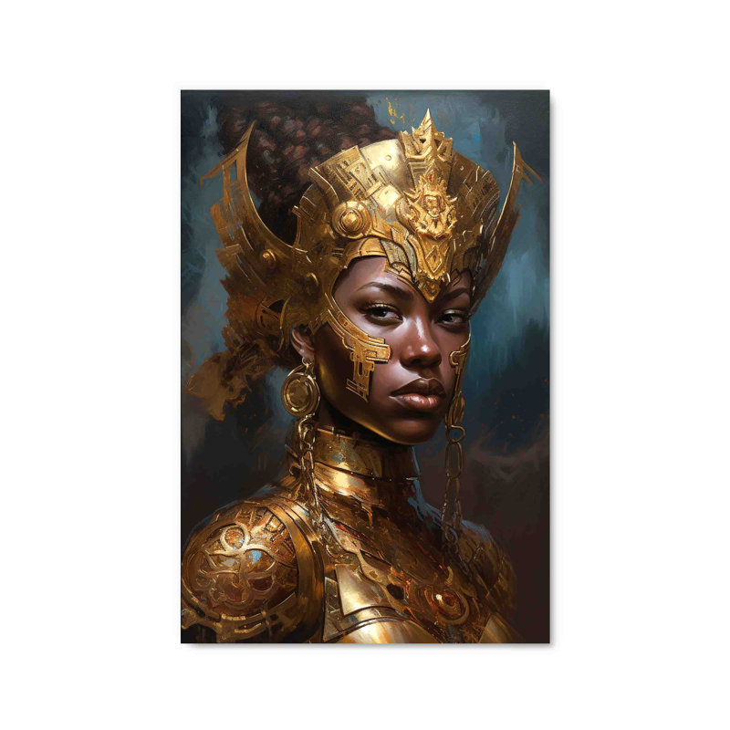 Imprimé acrylique Golden Golden Warrior, H 36 po x l 24 po x P 1 po