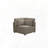 Linen Modular Sectional Sofa with Toss Pillows