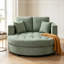 Chaise longue incurvée avec siège capitonné et coussins amovibles-1595119895