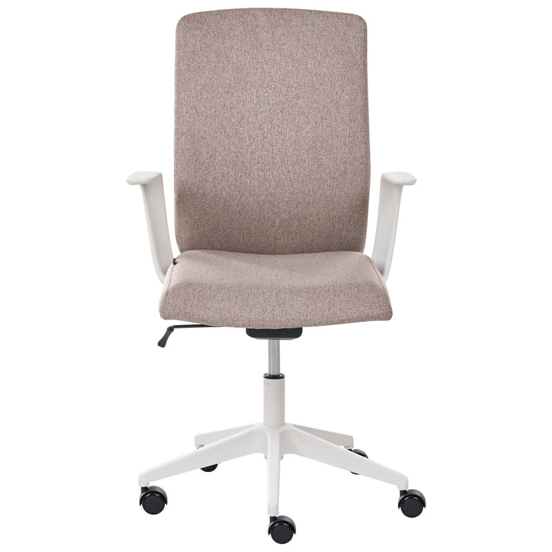 Latitude Run Fabric Office Chair, Brown