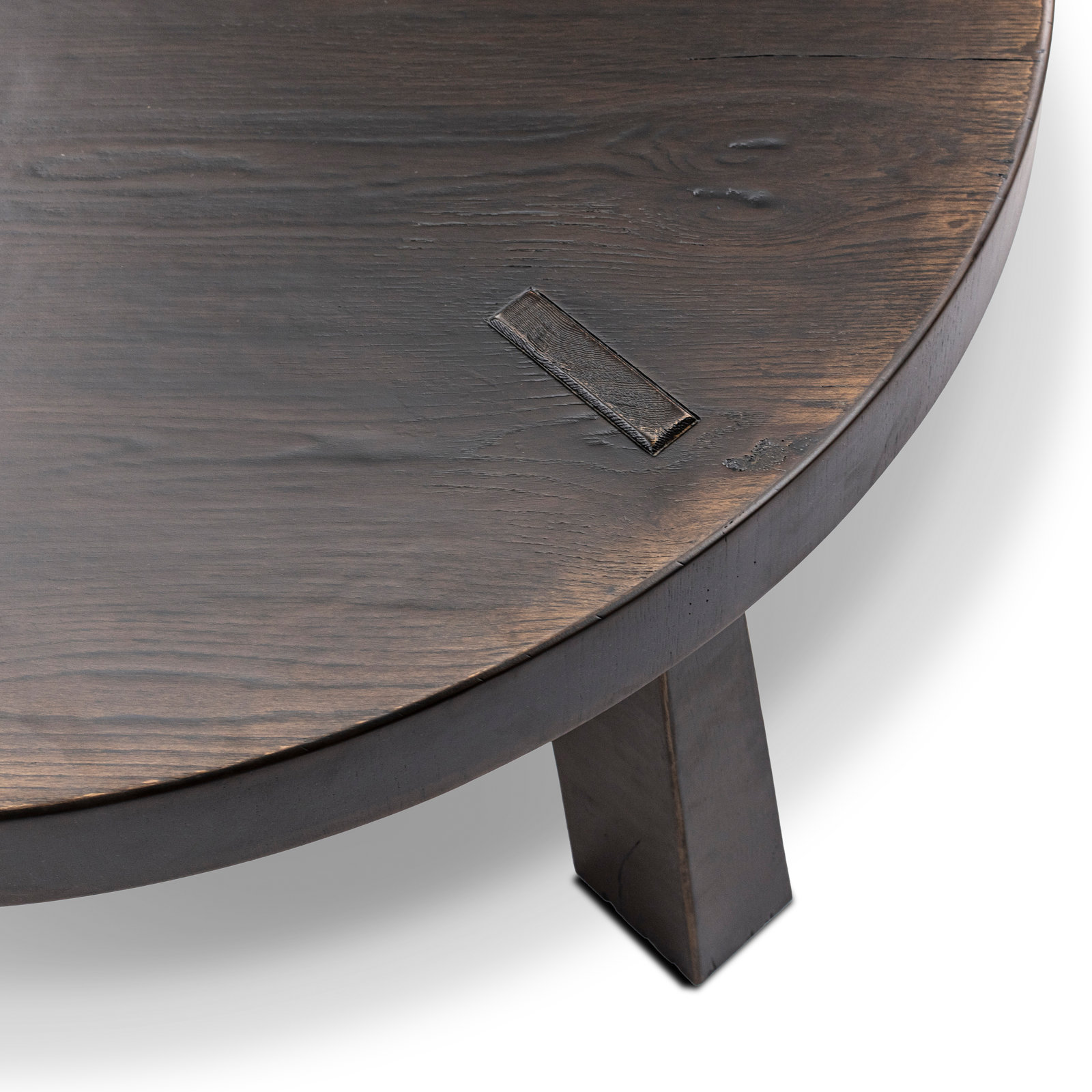Sadira 40" Coffee Table, Burnt Oak