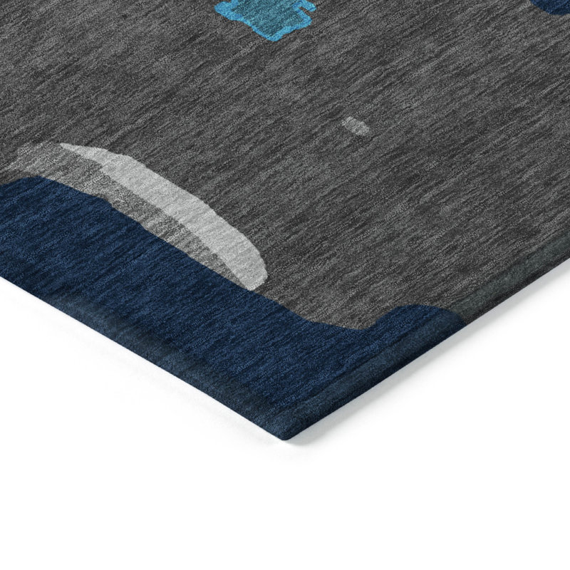  Machine Washable Indoor/Outdoor Chayden ACN1028 Rug, Rectangle 2'6" x 3'10"
