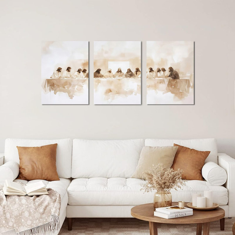 3 Piece Wrapped Canvas Print, 60 cm H x 120 cm W