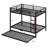 Metal Bunk Bed With Trundle-612658036