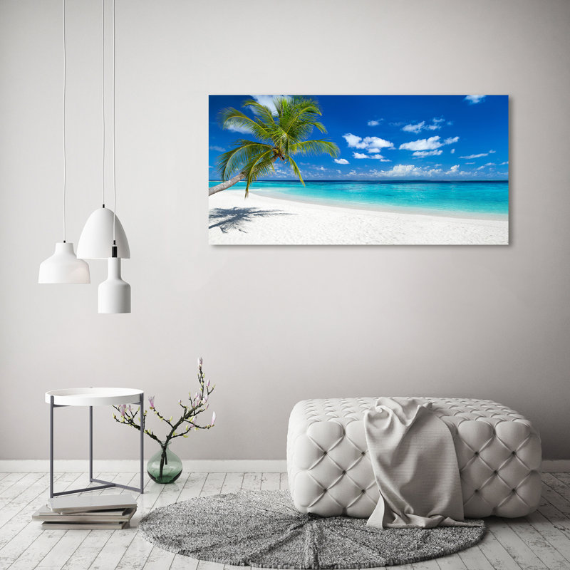 Tropical Beach - Wrapped Canvas Print