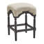 Castle Upholstered Stool with Solid Wood Frame-782111754-698395439