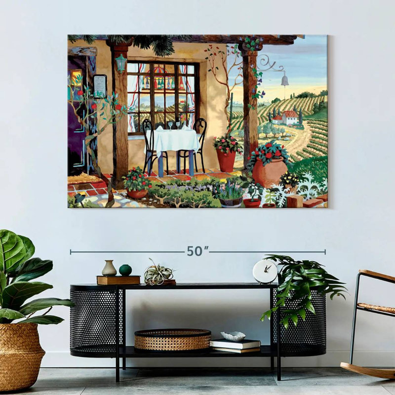 Alvord «A Taste Of Wine Country», H 34 po x l 51 po