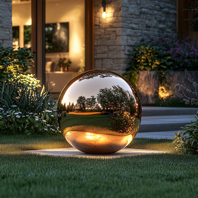 Barbaros Stainless Steel Gazing Ball