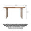 Bureau en bois massif crème rétro-1761011503