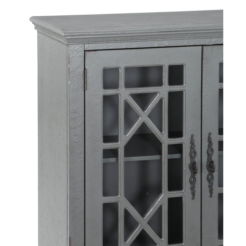 Meuble de rangement classique gris antique antique 1Pc