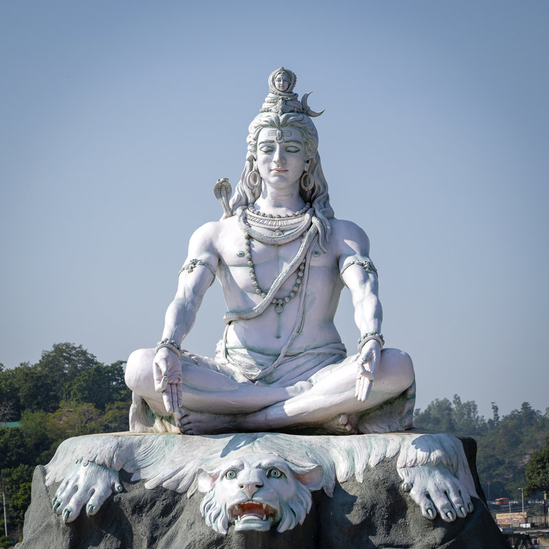 Statue Of Shiva by Intek1 - Wrapped Canvas Print, 122cm H x 122cm W x 3.8cm D