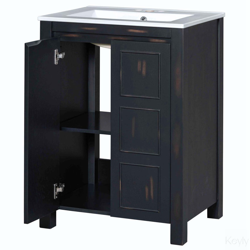 Ensemble de meuble-lavabo simple 24 po Sinh
