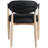 Riccio Vegan Leather Upholstered Dining Arm Chair-6766388-6766399