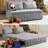 Ebern Designs Small Loveseat 3-in-1 Pull-Out Sleeper Sofa Bed with Throw Pillows-560956985