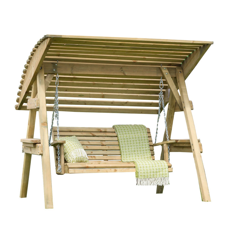 Tony 2 Person Porch Swing with Canopy