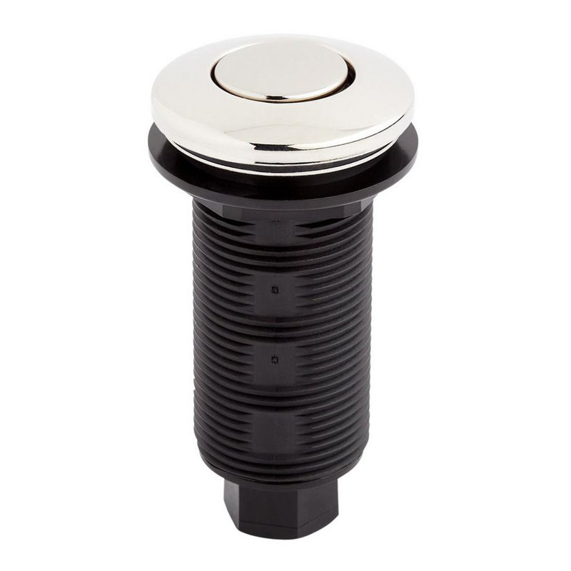 Air Switch Button for Garbage Disposal, Polished Nickel
