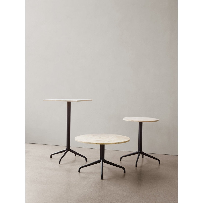 Harbour Round Dining Table, 31.5" W x 31.5" L, Under Standard Height, Sand Stone