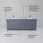 Ensemble de meuble-lavabo double, ensemble de robinets et miroir de 70 po x P 22 po Jacques-66637683-113024982