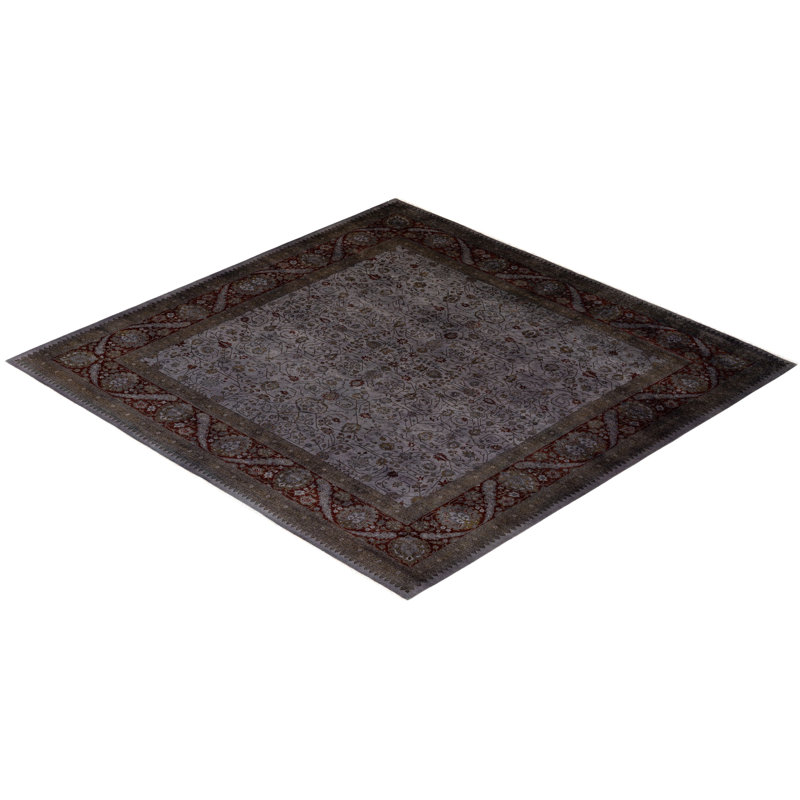 Fine Vibrance One-of-a-Kind 7' 10" X 8' 2" Hand Knotted Area Rug