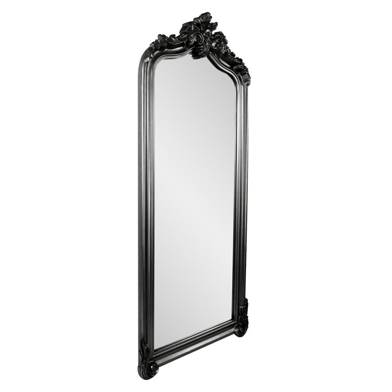 Mahar Leaning Mirror, Black