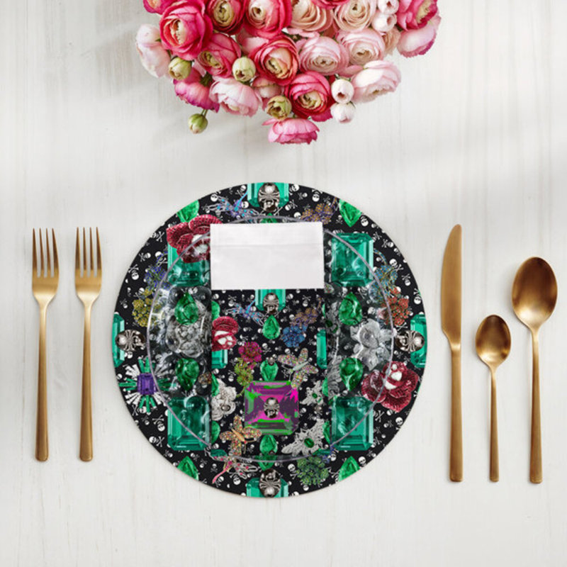 Serviettes de table en satin de coton