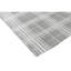 Hand Knotted Plaid Area Rug in Gray/White-71450165