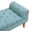 Banc de lit capitonné à boutons avec accoudoirs roulés pour la chambre à coucher, le salon et le vestibule-349276308