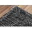 Tapis noir / blanc en laine touffeté à la main Schram-95014084