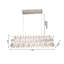 Lustre rectangulaire moderne en cristal à DEL-424075550-424075549