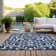Malek Washable Floral Indoor / Outdoor Rug