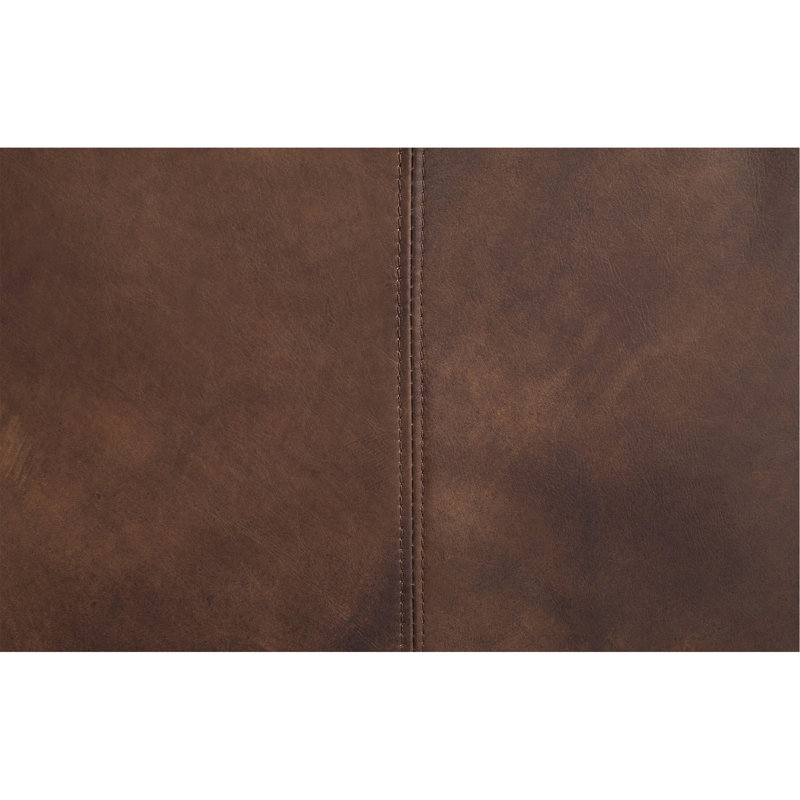 Jaron Mocha Top Grain Leather Sofa