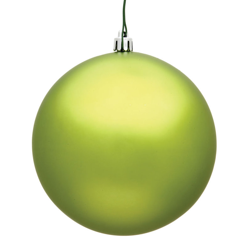 Ornement boule des Fêtes seulement, H 8 po x l 8 po x P 8 po, Lime