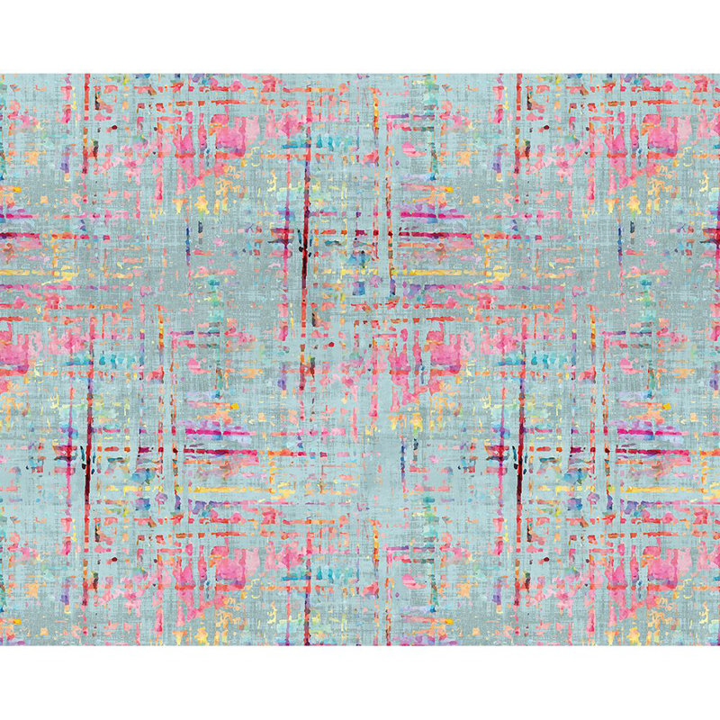 Jewel Modern Print Fabric, Blue