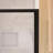 48.In W X 72.In H Sliding Door Framed Shower Door In Matted Black Finish