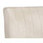 Chaise d'appoint rembourrée en similicuir H 20 po Hubner - Crème-618756648