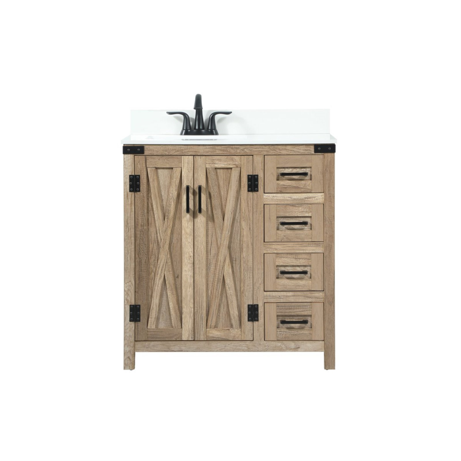 Slayton 32'' Single Bathroom Vanity, Brown