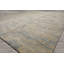 Tapis beige en laine à motif abstrait tressé à la main 8 x 8 po