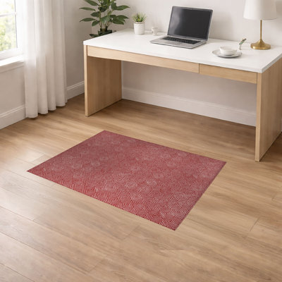 Tapis de bureau léger Ikat