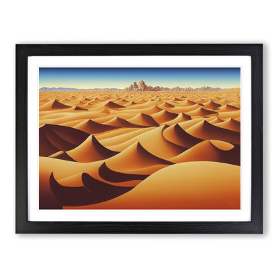 Desert Sand Dunes Vol.3 1 Piece Single Picture Frame Wall Art