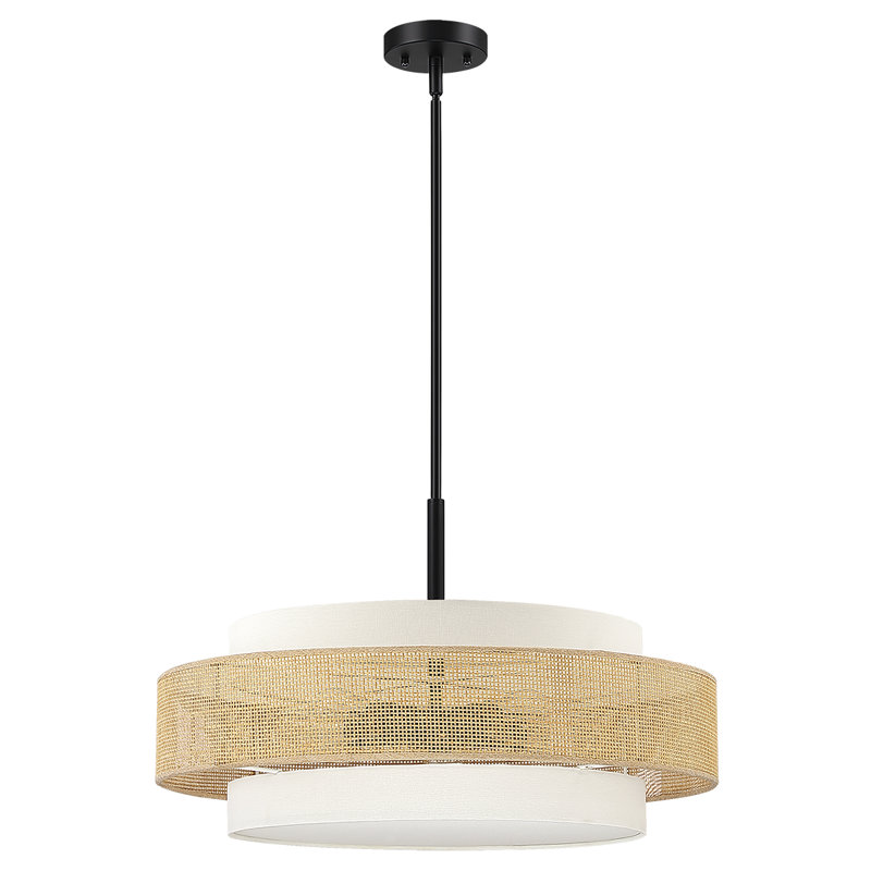 Roelke 5 - Light Dimmable Drum Chandelier