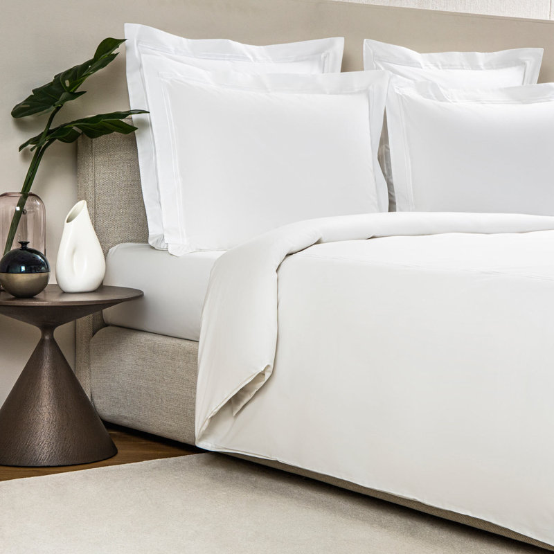 Classic Duvet Cover, White, King Duvet Cover