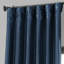 Rideau simple occultant et isolant en taffetas de soie avec passe-tringle Avedon-862203395-862203539