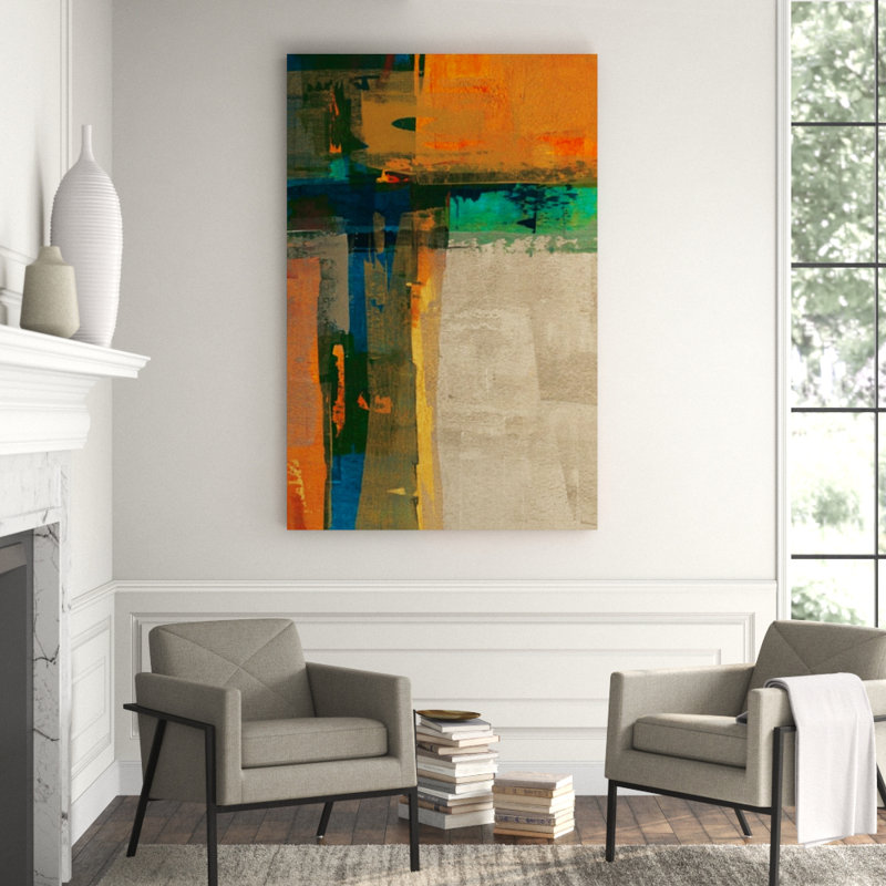 Overlay I Print by Chelsea Art Studio, Knife Gel, 72" H x 47" W